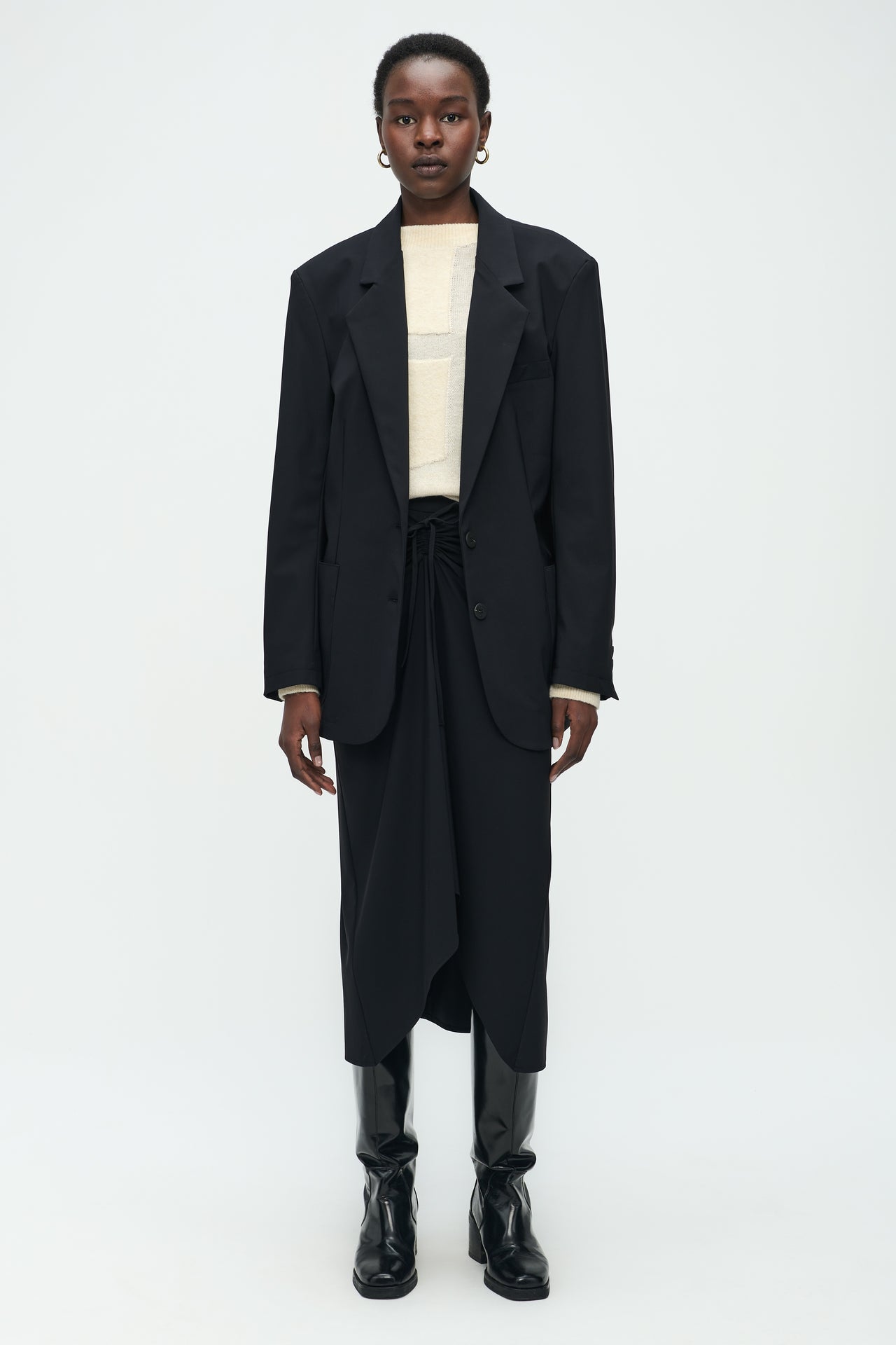 Lennard Oversize Blazer Technical Jersey