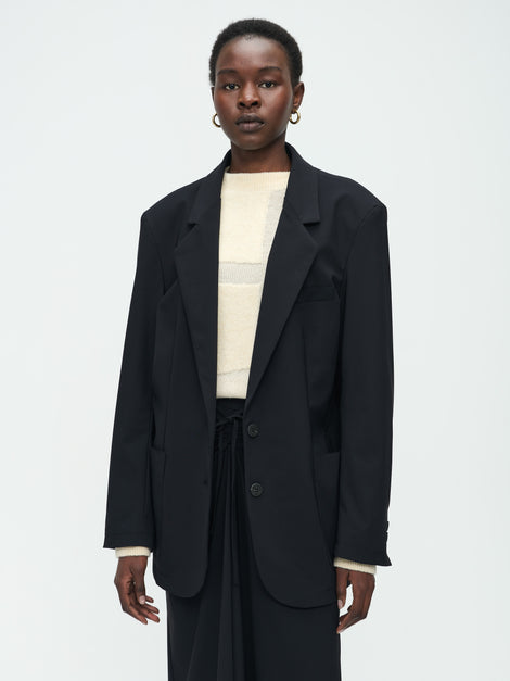 Lennard Oversize Blazer Technical Jersey