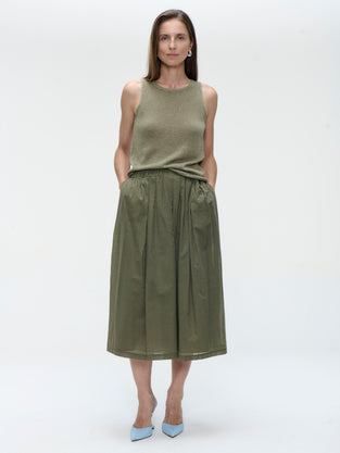 Alle voile cotton skirt