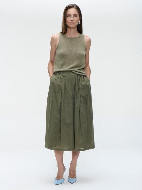 Alle voile cotton skirt