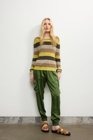 Alex saten viscose pants