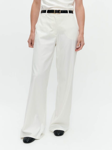 Yvette shiny line viscose pants