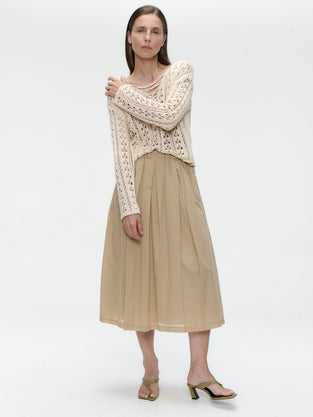 Alle voile cotton skirt