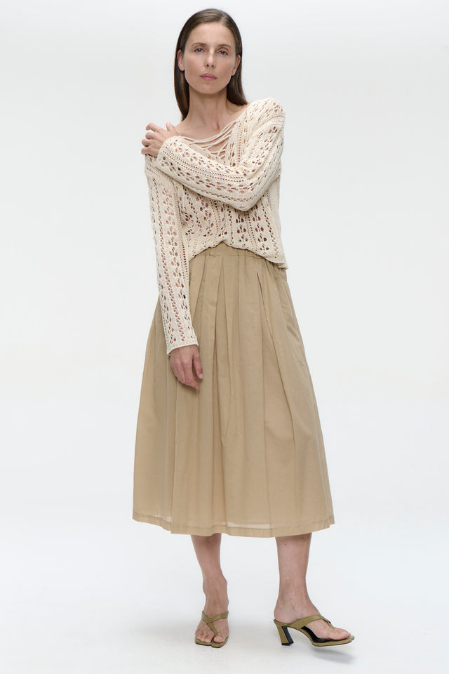 Alle voile cotton skirt