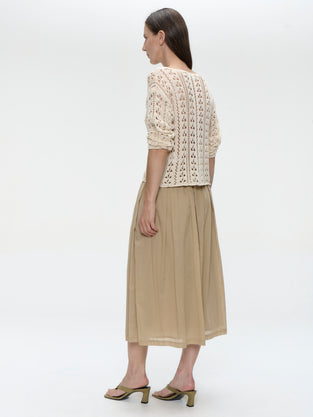 Alle voile cotton skirt