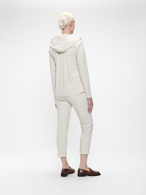 Veronica brush tech jersey blouse