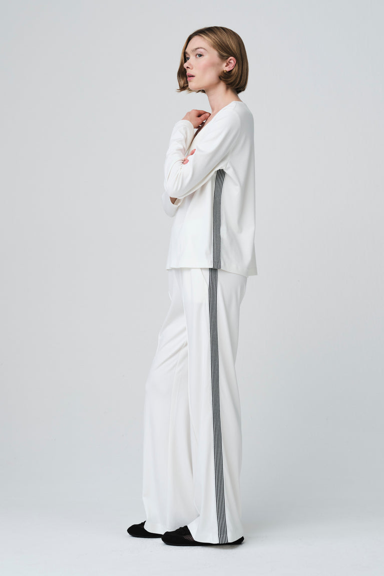 Agnese blouse in soft Punto Milano jersay