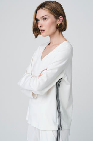 Agnese blouse in soft Punto Milano jersay