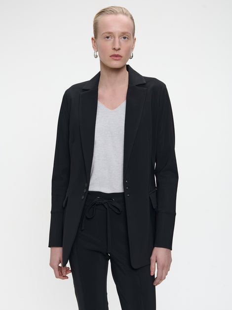 Viena blazer bonded tech jersey