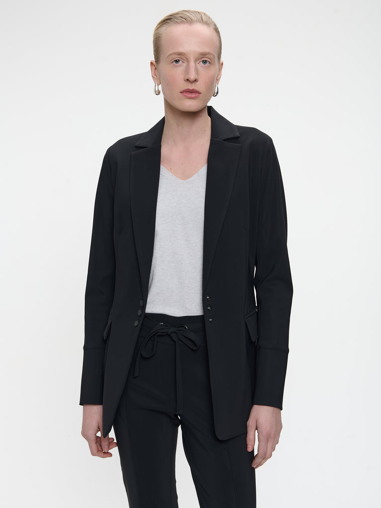 Viena blazer bonded tech jersey