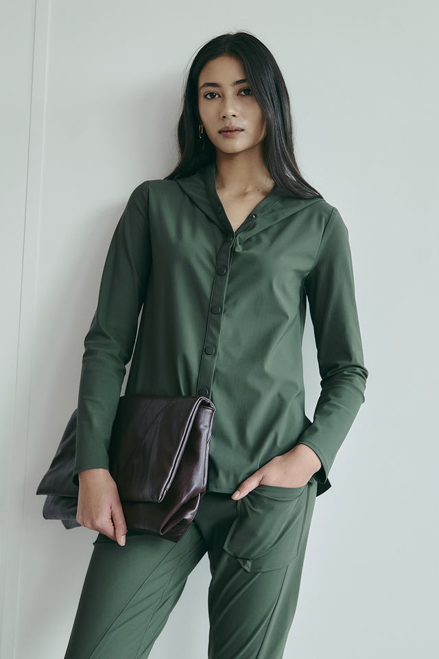 Veronica blouse technical jersey